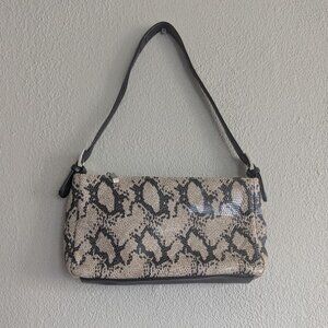 ALDO Python Print Shoulder Handbag | Textured Snakeskin Look